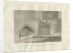 Enville Church - Monument: sepia drawing, 1846 by John Buckler