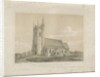 Leek - St. Luke's Church: lithograph, nd [?mid 19th cent] by School English