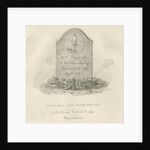 Leek Church - Gravestone by John Buckler