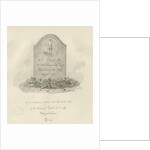 Leek Church - Gravestone by John Buckler