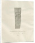 Leek Church - Gravestone: sepia drawing, 1847 by John Buckler