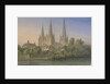 Lichfield Cathedral - South West View by John Buckler