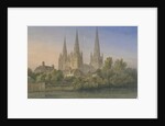 Lichfield Cathedral - South West View by John Buckler