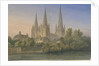 Lichfield Cathedral - South West View by John Buckler
