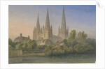 Lichfield Cathedral - South West View by John Buckler