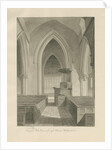 Interior of Leigh Church by John Chessell Buckler