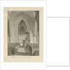 Interior of Leigh Church by John Chessell Buckler