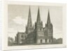 Lichfield Cathedral - West Front by John Chessell Buckler