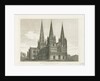Lichfield Cathedral - West Front by John Chessell Buckler