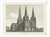 Lichfield Cathedral - West Front by John Chessell Buckler