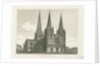 Lichfield Cathedral - West Front by John Chessell Buckler