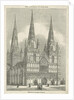 Lichfield Cathedral - West Front by School English
