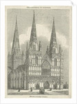 Lichfield Cathedral - West Front by School English