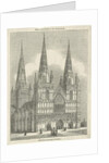 Lichfield Cathedral - West Front by School English
