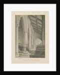 Interior of Leigh Church by John Chessell Buckler