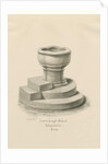 Font in Leigh Church by John Buckler