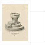 Font in Leigh Church by John Buckler