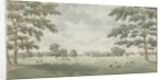 Fisherwick Hall: water colour drawing, 1786 by School English