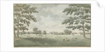 Fisherwick Hall: water colour drawing, 1786 by School English
