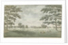 Fisherwick Hall: water colour drawing, 1786 by School English
