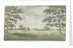 Fisherwick Hall: water colour drawing, 1786 by School English