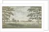 Fisherwick Hall: water colour drawing, 1786 by School English