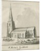 Lichfield - St. Michael's Church: pen and sepia wash drawing, 1798 by School English