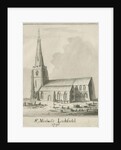 Lichfield - St. Michael's Church: pen and sepia wash drawing, 1798 by School English
