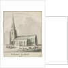 Lichfield - St. Michael's Church: pen and sepia wash drawing, 1798 by School English