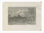 Lichfield Cathedral - West View by School English