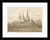 Lichfield Cathedral - West South West View by Robert Noyes