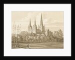 Lichfield Cathedral - West South West View by Robert Noyes
