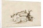 Fradswell - Cottage on Heath: pencil and wash drawing, 15 Jan 1840 by Thomas Peploe Wood