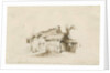 Fradswell - Cottage on Heath: pencil and wash drawing, 15 Jan 1840 by Thomas Peploe Wood