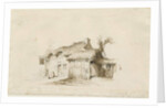 Fradswell - Cottage on Heath: pencil and wash drawing, 15 Jan 1840 by Thomas Peploe Wood