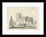 Fradswell Church: pen and ink drawing, 1838 by Thomas Peploe Wood