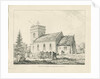 Fradswell Church: pen and ink drawing, 1838 by Thomas Peploe Wood