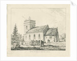 Fradswell Church: pen and ink drawing, 1838 by Thomas Peploe Wood