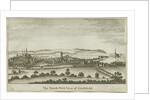 Lichfield - South West View: copper-plate engraving, nd [late 18th cent] by School English