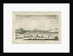 Lichfield - South West View: engraving, nd [c 1764] by School English