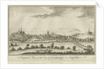Lichfield - South West View: engraving, nd [1771] by School English