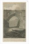Lichfield - Ancient West Gate of The Close: engraving, nd [c 1805] by School English