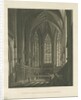 Interior of Lichfield Cathedral - Lady Chapel: aquatint engraving, nd [c 1813] by Charles Wild