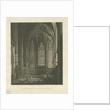 Interior of Lichfield Cathedral - Lady Chapel: aquatint engraving, nd [c 1813] by Charles Wild