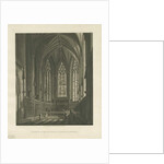 Interior of Lichfield Cathedral - Lady Chapel: aquatint engraving, nd [c 1813] by Charles Wild