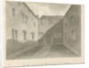 Lichfield - Court Yard of Old House in The Close by John Buckler