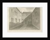 Lichfield - Court Yard of Old House in The Close by John Buckler