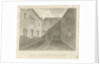 Lichfield - Court Yard of Old House in The Close by John Buckler