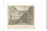 Lichfield - Court Yard of Old House in The Close by John Buckler