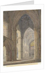 Interior of Lichfield Cathedral - North Transept by Allen Edward Everitt